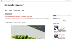 Desktop Screenshot of desperategardener.com